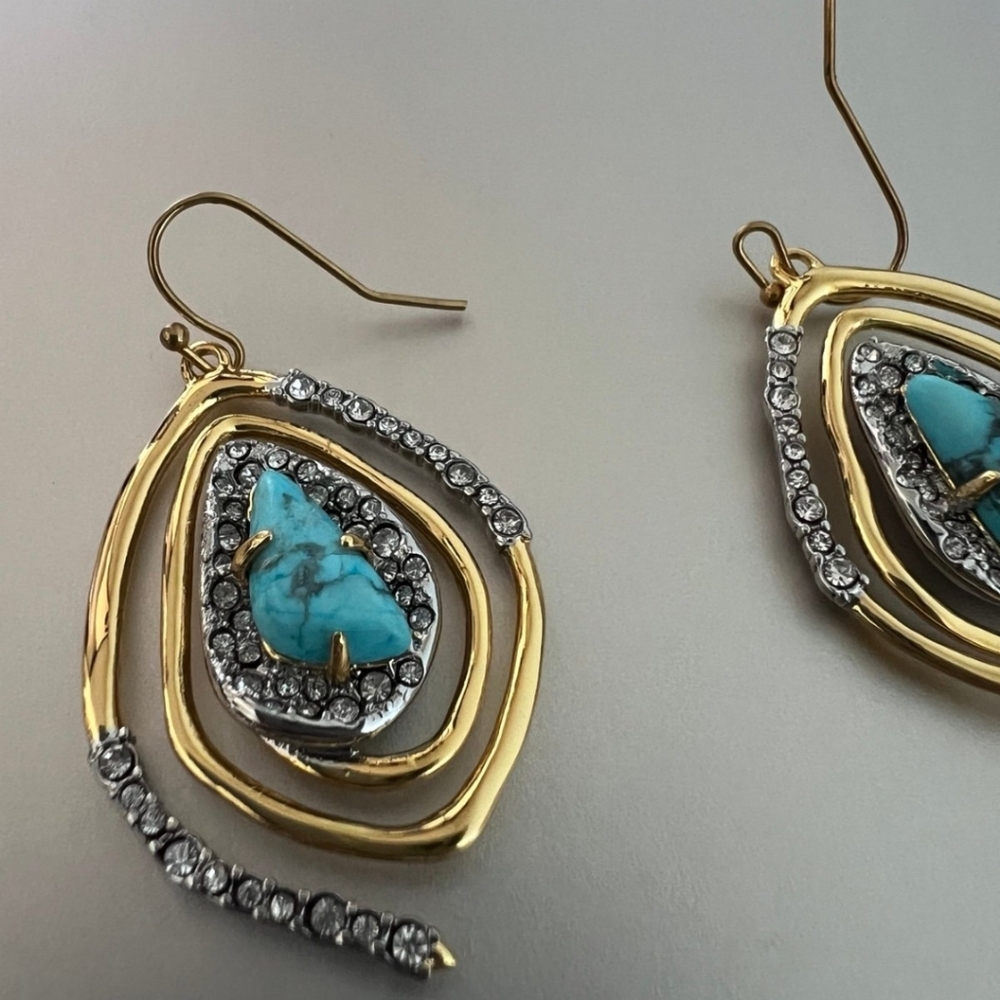 NWOT Designer earrings. - Picture 2 of 3
